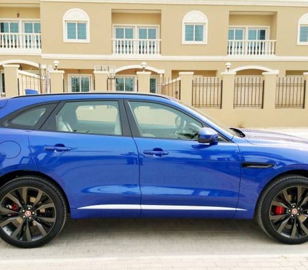 Rent Jaguar F Pace First Edition 2018 in Abu Dhabi